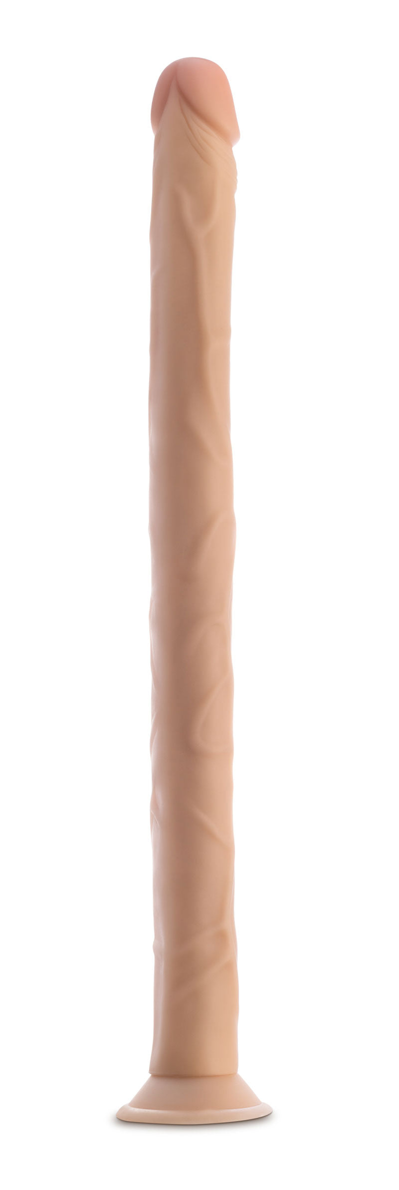 Dr Skin 19 Inch Realistic Beige Dildo with Suction Base Dongs Realistic