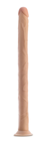 Dr Skin 19 Inch Realistic Beige Dildo with Suction Base Dongs Realistic