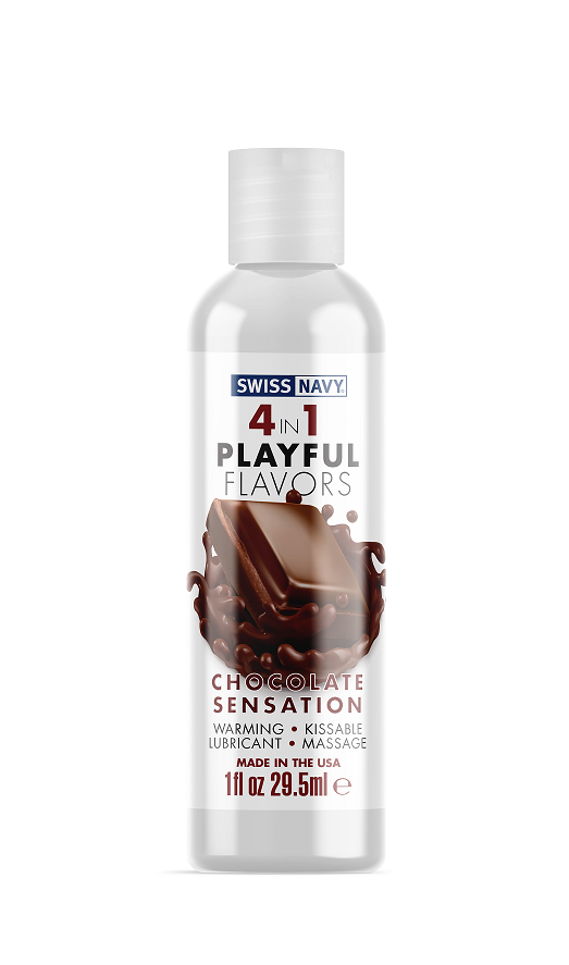 Playful Flavours 4 In 1 Chocolate Sensation 1oz/29.5ml Flavoured Lube