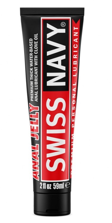 Swiss Navy Water Base with Clove Anal Jelly Premium Personal Lubricant 2 fl. oz Default Title Anal Lubricant