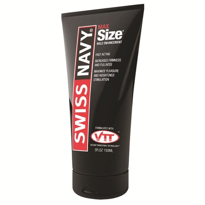 Swiss Navy Max Size Cream Male Enhancement 5 Fl Oz Default Title ENHANCERS