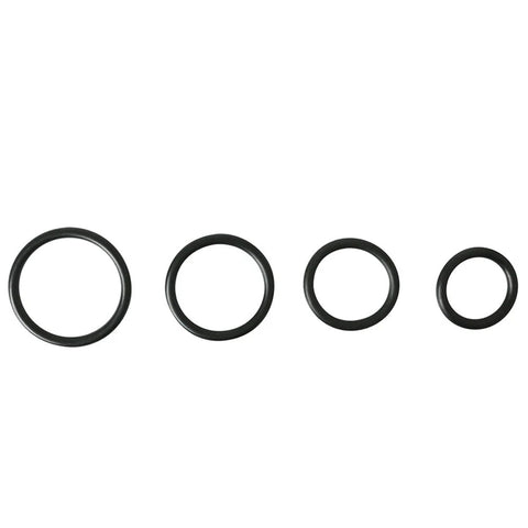 SPORTSHEETS Rubber O-Ring 4 Pack COCK RING Set