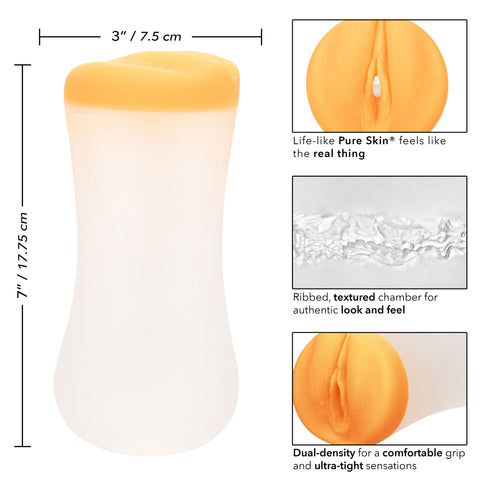 CalExotics The Gripper Deep Pussy Masturbator with Suction Strokers - Manual