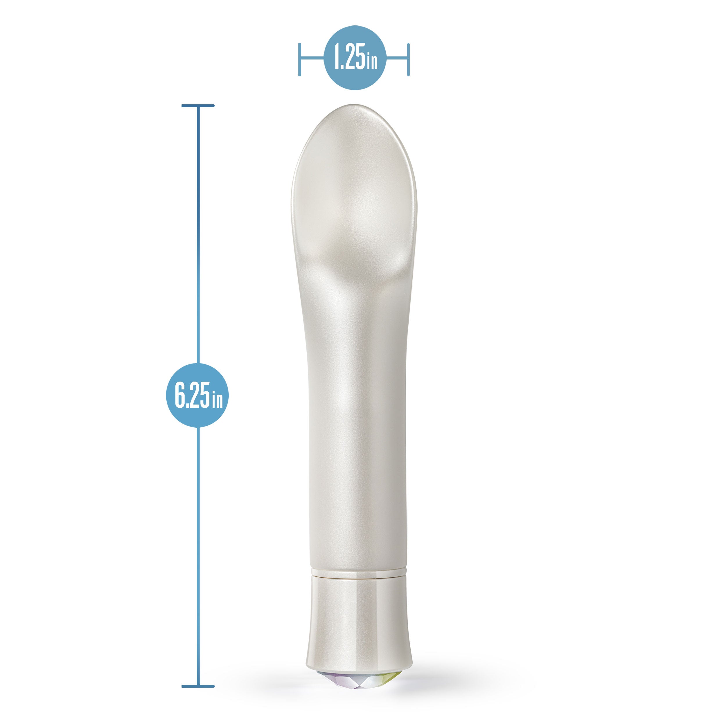 Oh My Gem Bold Diamond White Intimate Adult Pleasure Toy Vibrators - G Spot