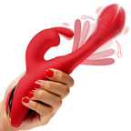 Silicone Rabbit Vibrator Red Clitoral Stimulator > Vibrators > Ladies > Rabbit Multi