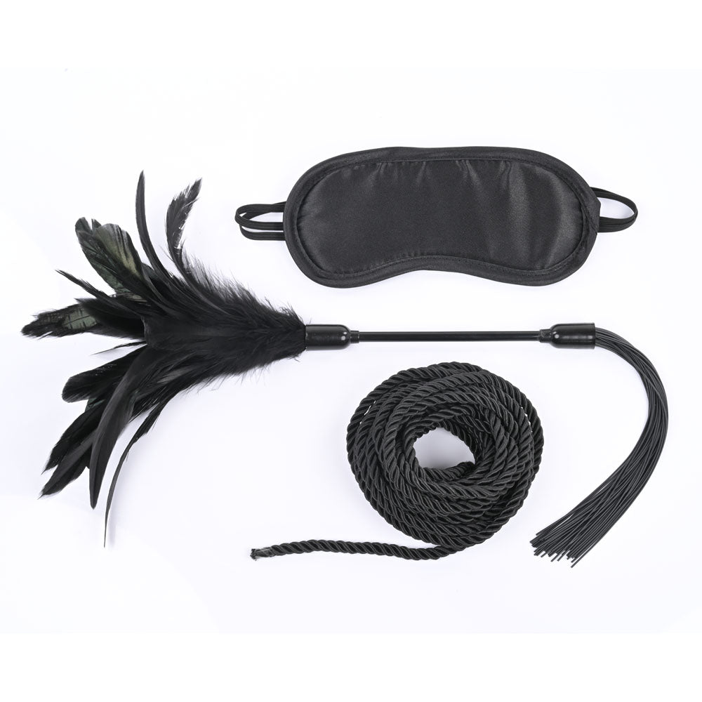 Sex and Mischief Shadow Tie and Tickle Kit > Bondage Gear > Restraints