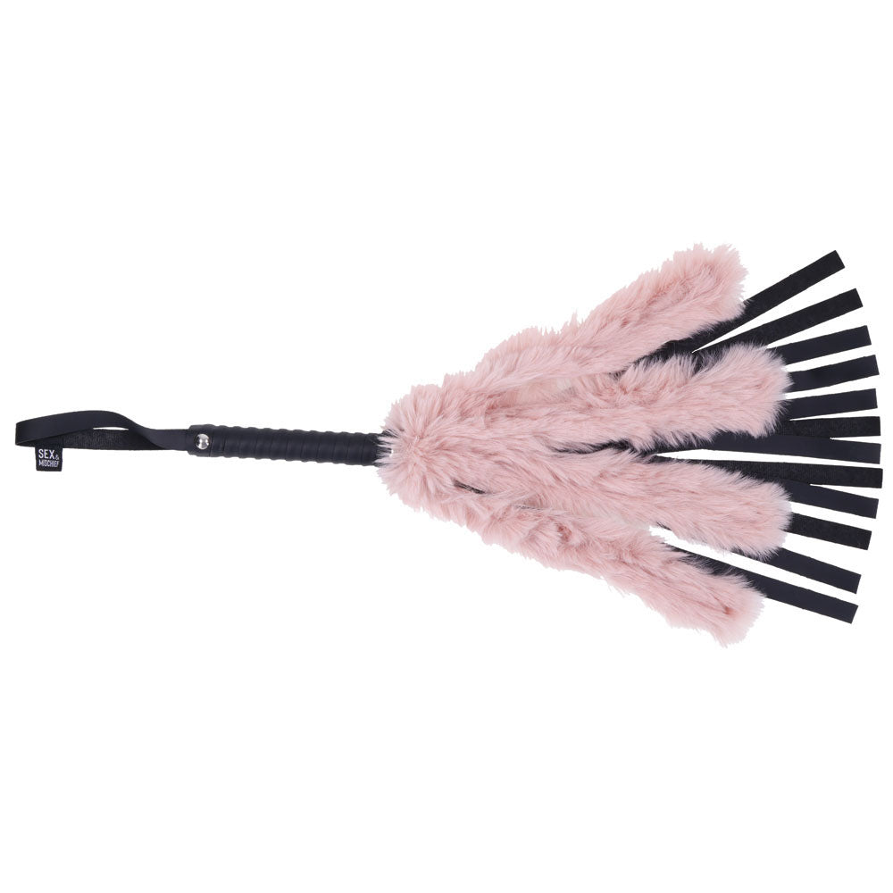 Sex & Mischief Brat Faux Fur Flogger 49.5 cm Long Whips & Paddles