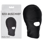 Sex & Mischief Shadow Hood with Mouth Opening – Adjustable Blindfold Mask > Bondage Gear > Bondage Hoods