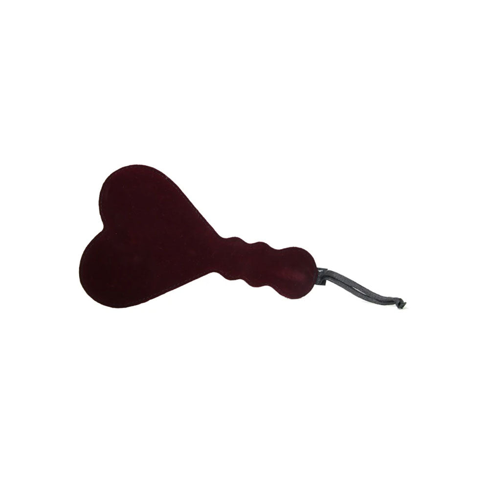 Sex and Mischief Enchanted Heart Paddle – Vegan Fur and Faux Leather Bondage Paddle > Bondage Gear > Paddles