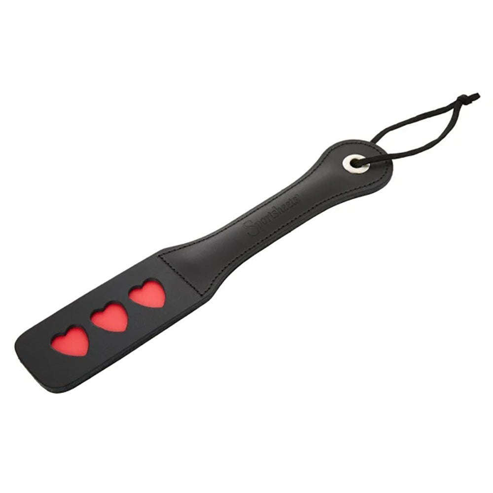 Sex And Mischief Heart Paddle With Split Surface Design > Bondage Gear > Paddles