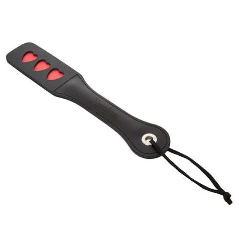 Sex And Mischief Heart Paddle With Split Surface Design > Bondage Gear > Paddles