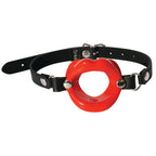 Sex & Mischief Silicone Lips Mouth Gag Adjustable Vegan Leather Strap 63.5 cm Mouth Gag > Bondage Gear > Gags and Bits