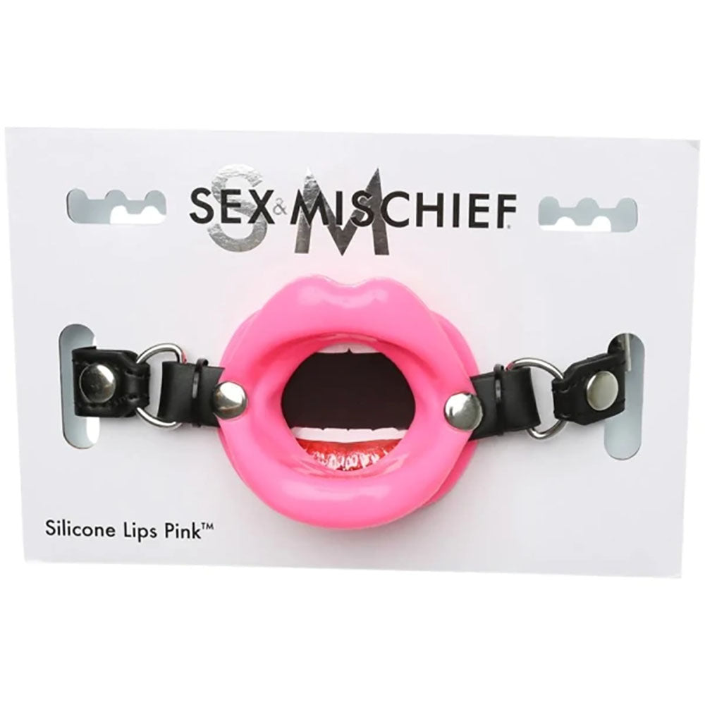 Sex & Mischief Silicone Lips Mouth Gag with 63.5 cm Strap Mouth Gag > Bondage Gear > Gags and Bits