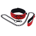 S&M Amor Heart Collar and Leash (Red) – Luxury Collar and Leash Set > Bondage Gear > Collars & Leashes