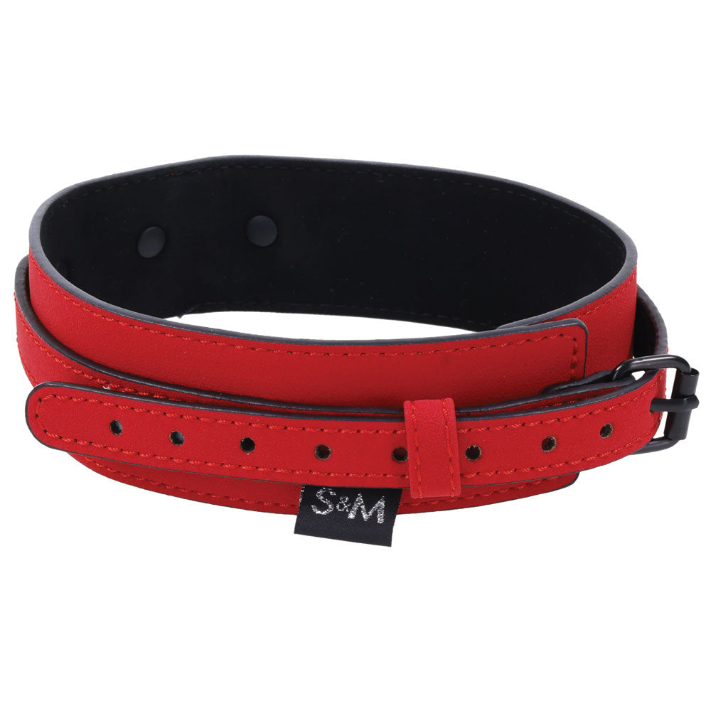 S&M Amor Heart Collar and Leash (Red) – Luxury Collar and Leash Set > Bondage Gear > Collars & Leashes