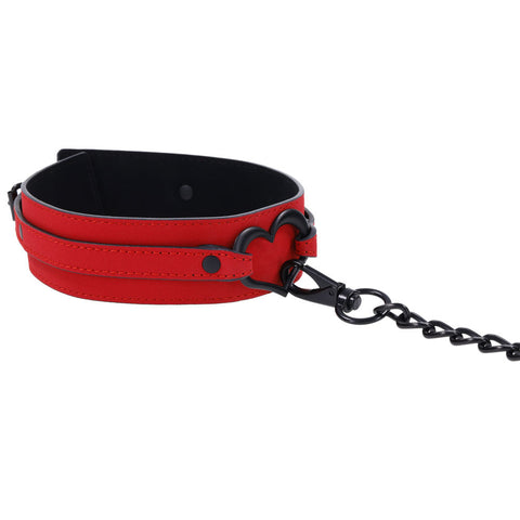 S&M Amor Heart Collar and Leash > Bondage Gear > Collars