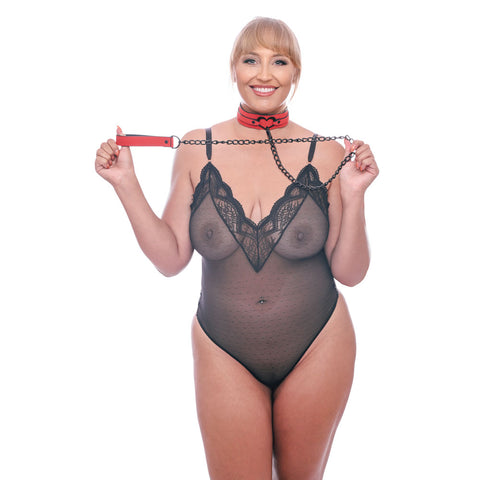 S&M Amor Heart Collar and Leash > Bondage Gear > Collars