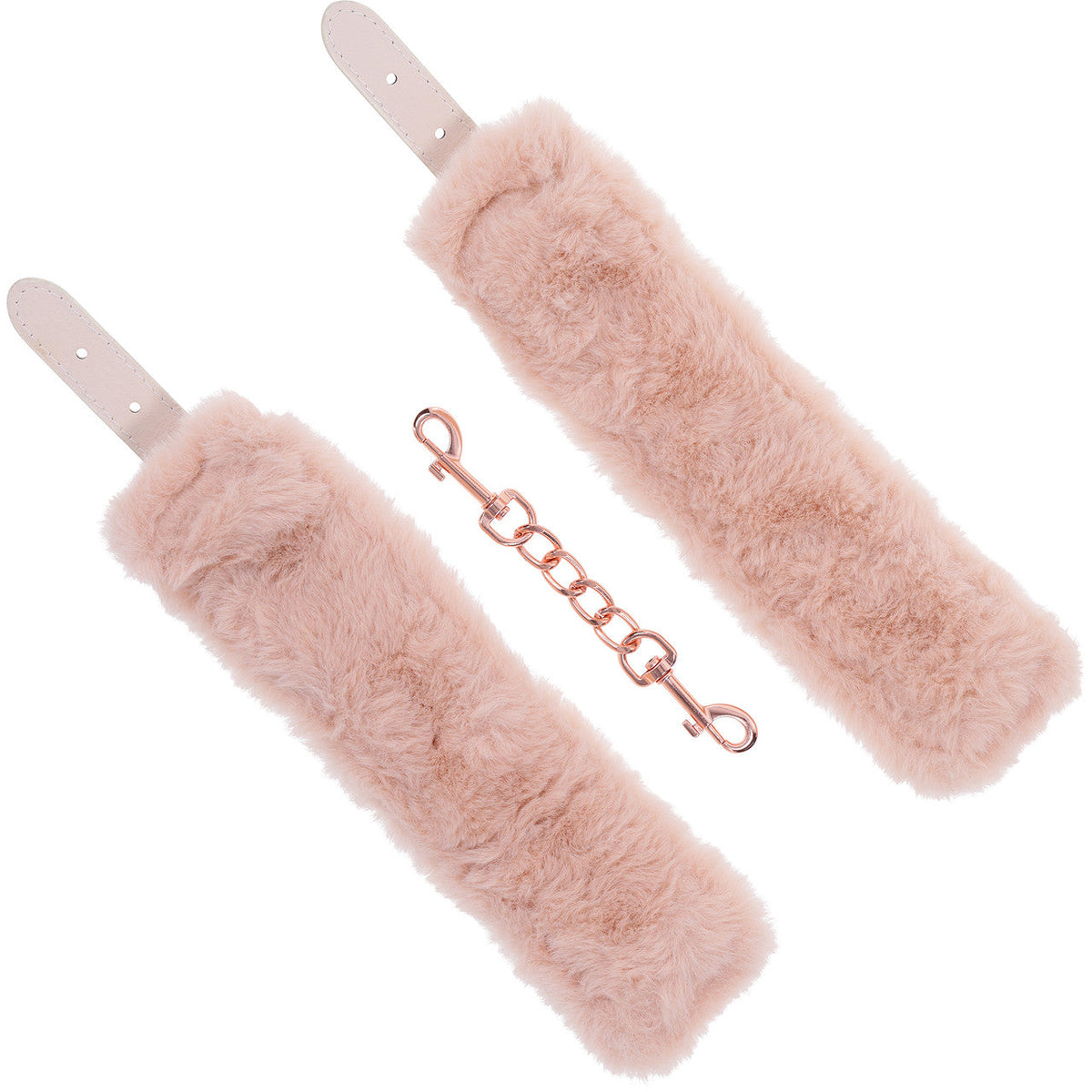 Sex and Mischief Peaches and Cream Fur Handcuffs > Bondage Gear > Restraints
