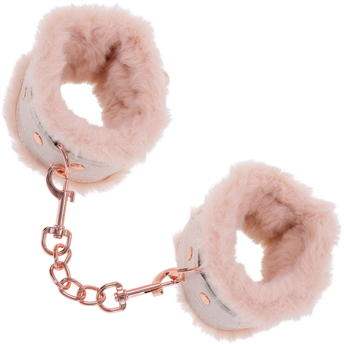 Sex and Mischief Peaches and Cream Fur Handcuffs > Bondage Gear > Restraints