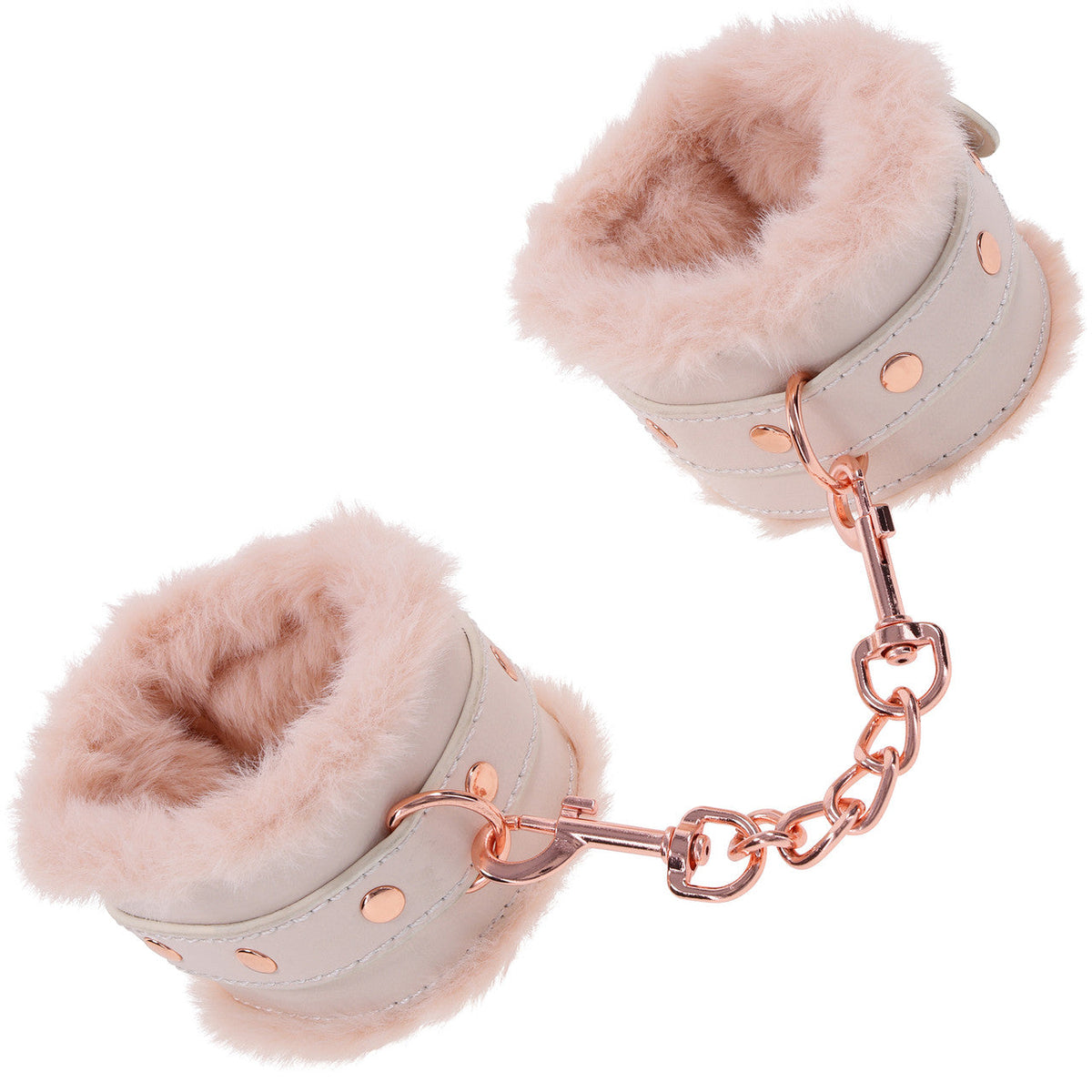 Sex and Mischief Peaches and Cream Fur Handcuffs > Bondage Gear > Restraints