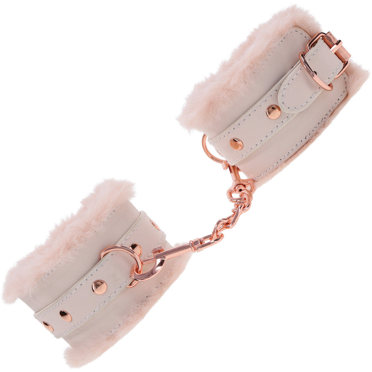 Sex and Mischief Peaches and Cream Fur Handcuffs > Bondage Gear > Restraints