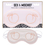 Sex and Mischief Peaches and Cream Blindfold Peach Eyemask Pink > Novelties > Gag Gifts