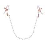 Sportsheets Sex & Mischief Peaches n CreaMe Pearl Nipple Clamps