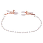 Sportsheets Sex & Mischief Peaches n CreaMe Pearl Nipple Clamps