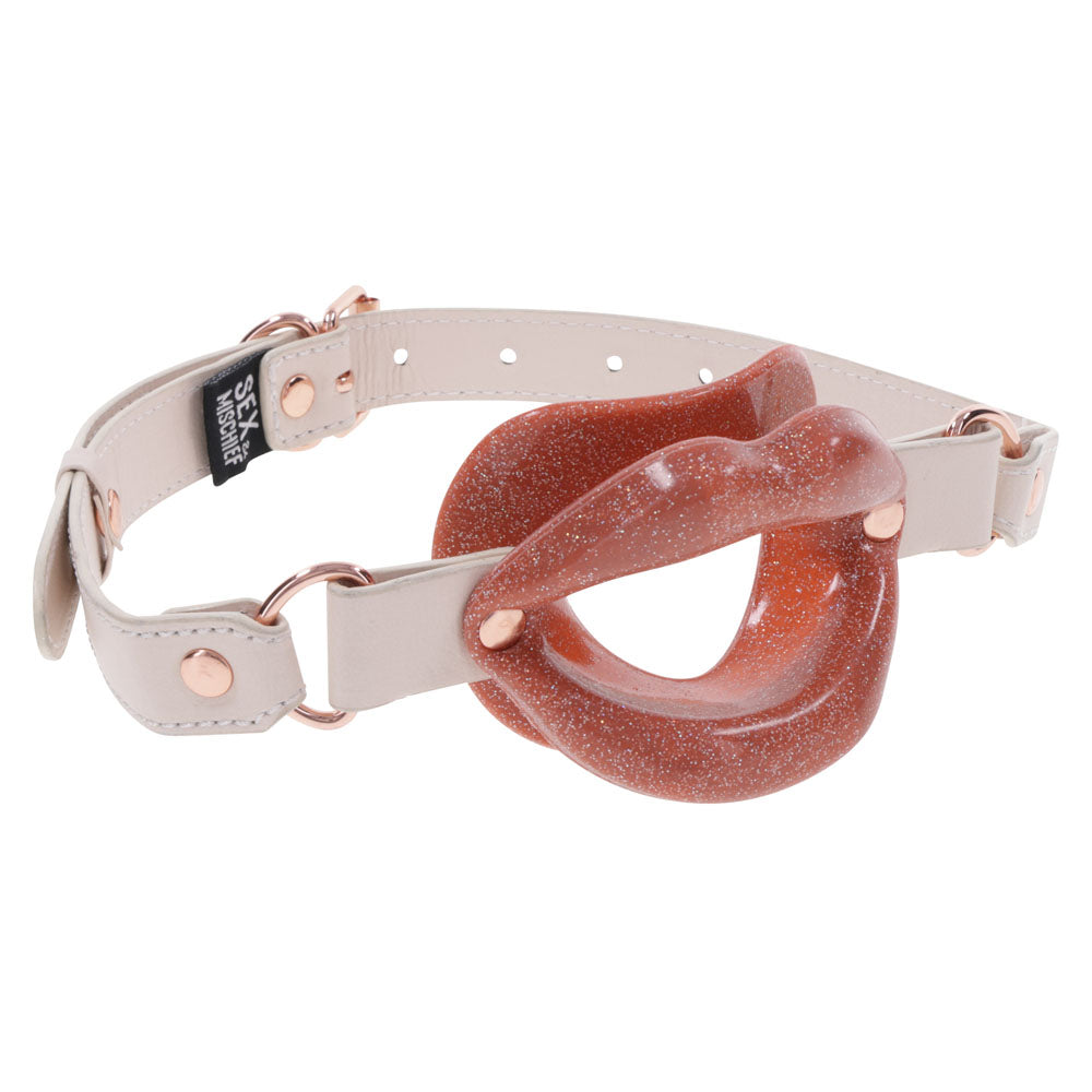 Sex and Mischief Peaches n CreaMe Silicone Lips > Bondage Gear > Gags and Bits