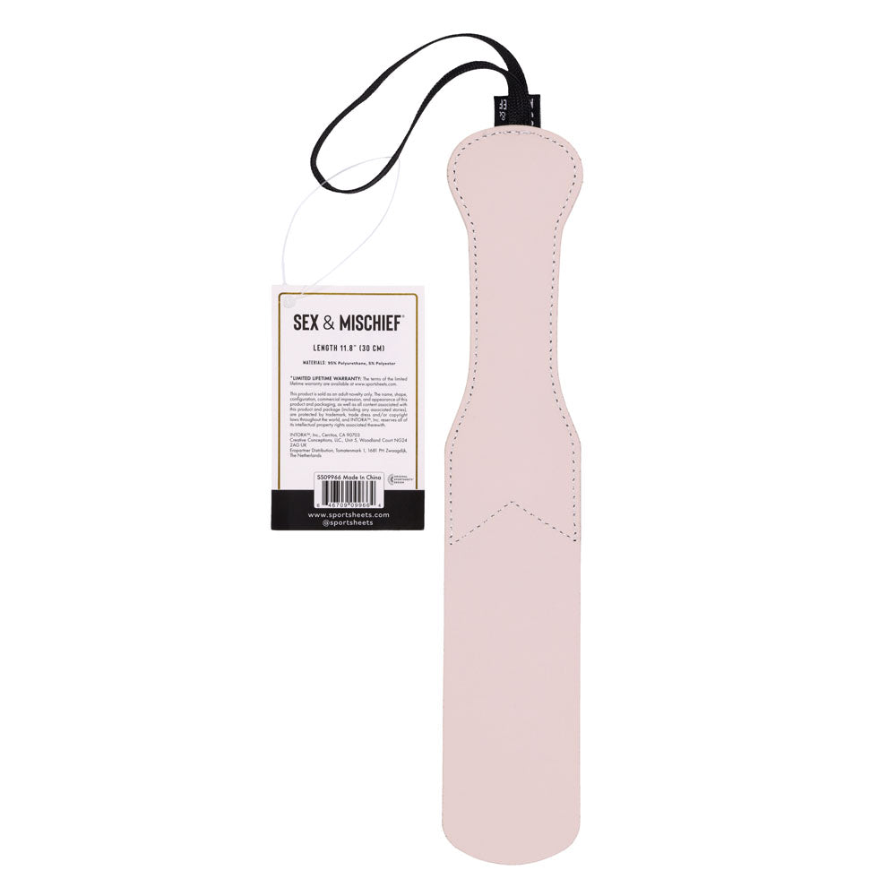 Sex & Mischief Peaches n CreaMe Impression Paddle 32cm Peach Paddle Whips & Paddles