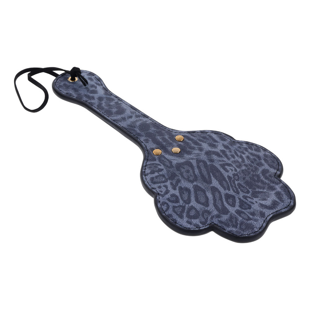 Sex and Mischief Cougar Paw Paddle Navy and Gold Spanking Paddle Whips & Paddles