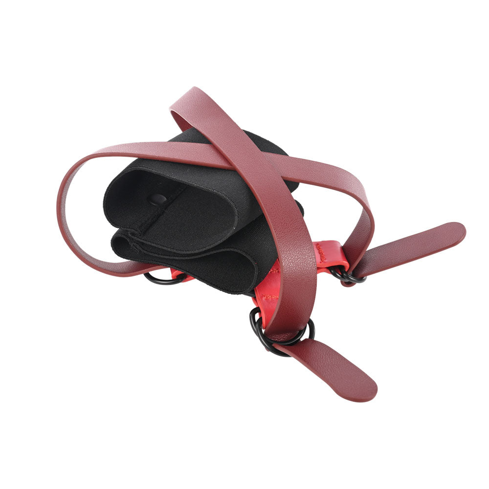 S&M Exs & Ohs Cross Cuffs (Black) – Restraints Secondary image