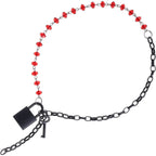 Sm Exs And Ohs Crystal Day Collar Black Collar Jewellery > Bondage Gear > Collars & Leashes