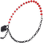 Sm Exs And Ohs Crystal Day Collar Black Collar Jewellery > Bondage Gear > Collars & Leashes