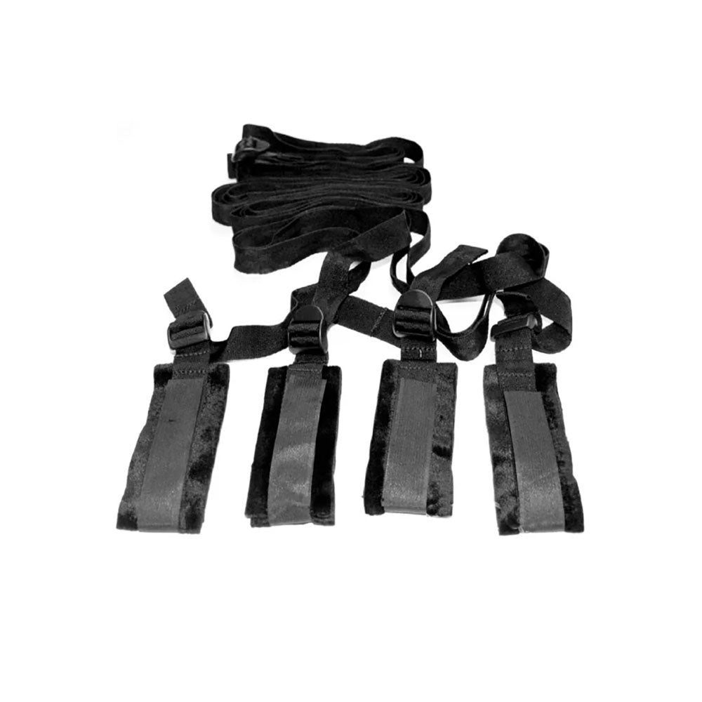 Sex & Mischief Bed Bondage Restraint Kit – Adjustable 1.5m Straps Bondage Kit > Bondage Gear > Bed Restraints