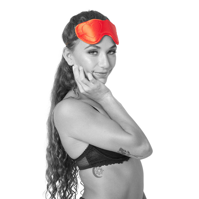 Sex & Mischief Amor Blindfold - Padded Satin Blindfold Blindfold