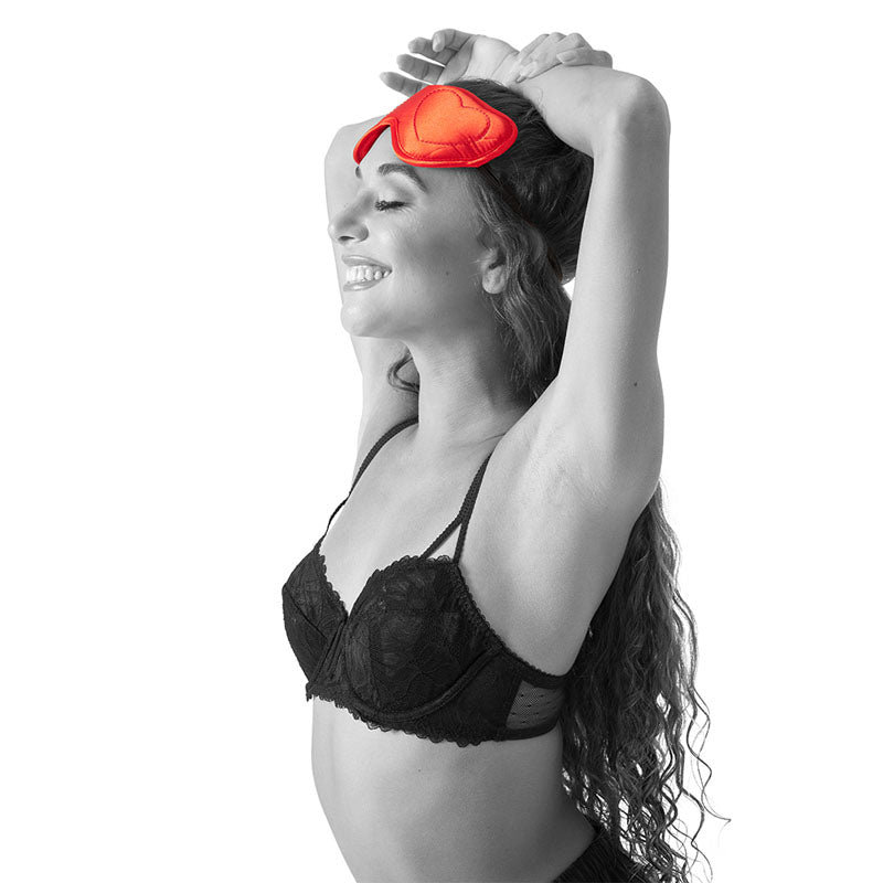 Sex & Mischief Amor Blindfold - Padded Satin Blindfold Blindfold