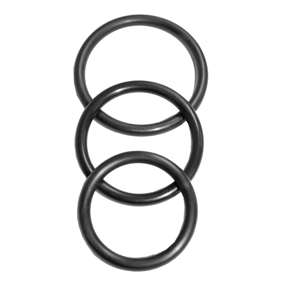 Sex & Mischief Nitrile Cock Ring 3 Pack – Three Sizes Cock Ring Set > Cock Ring > Sets