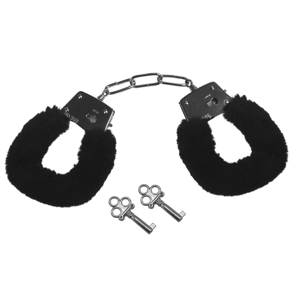 Sex & Mischief Furry Handcuffs - Soft Faux Fur Cuffs > Bondage Gear > Handcuffs