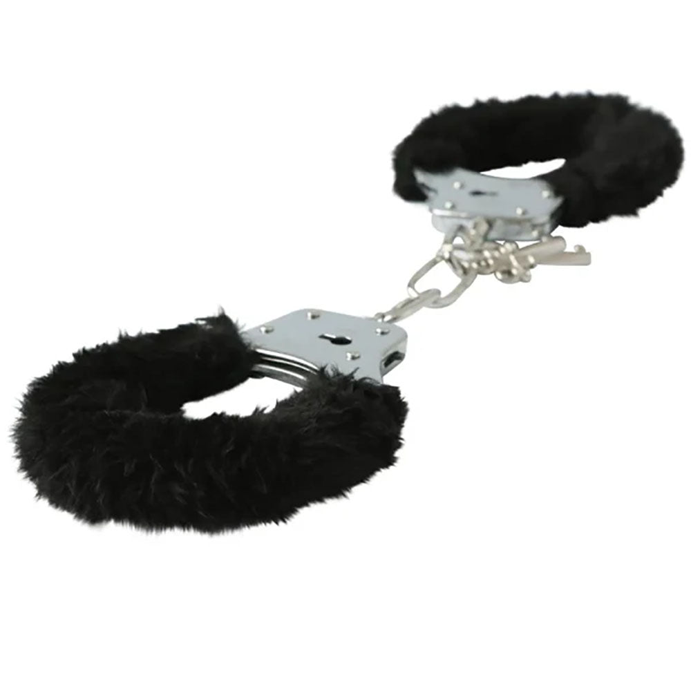 Sex & Mischief Furry Handcuffs – Soft Faux Fur Lined Adjustable Handcuff Restraints > Bondage Gear > Handcuffs