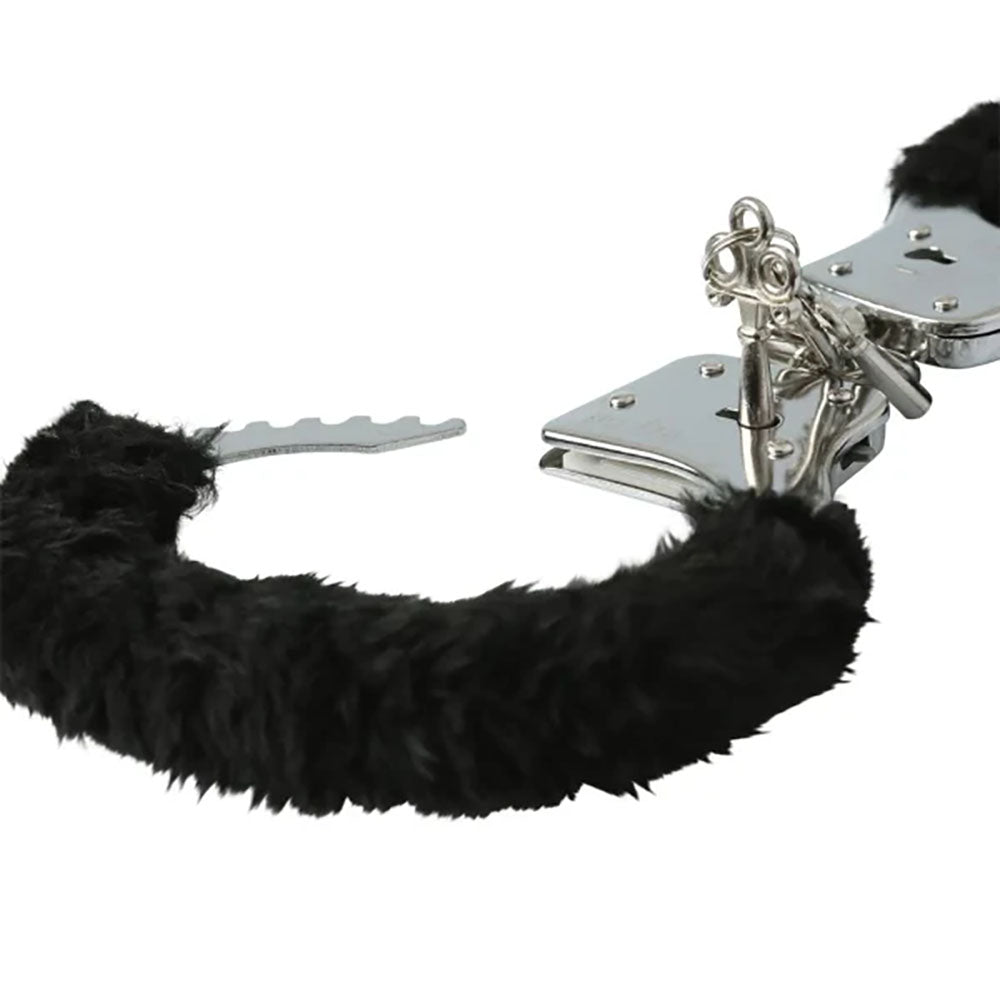 Sex & Mischief Furry Handcuffs – Soft Faux Fur Lined Adjustable Handcuff Restraints > Bondage Gear > Handcuffs