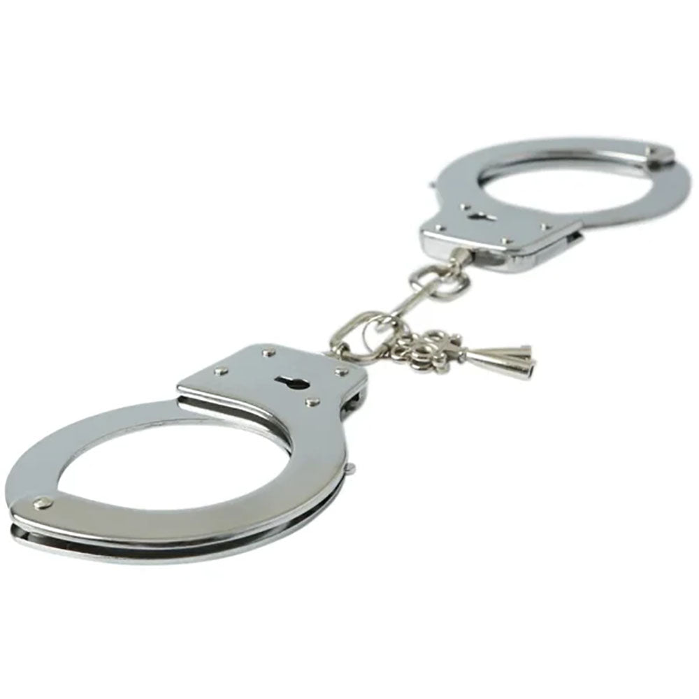 Sex and Mischief Metal Handcuffs – Sturdy Standard-Style Bondage Restraints > Bondage Gear > Handcuffs