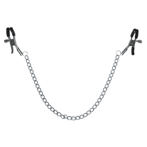Sex and Mischief Chained Nipple Clamps for BDSM Pleasure > Bondage Gear > Nipple Clamps