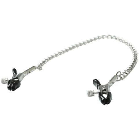 Sex and Mischief Chained Nipple Clamps for BDSM Pleasure > Bondage Gear > Nipple Clamps