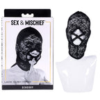 Lace Hush Hood Sheer Erotic Mask > Bondage Gear > Bondage Hoods