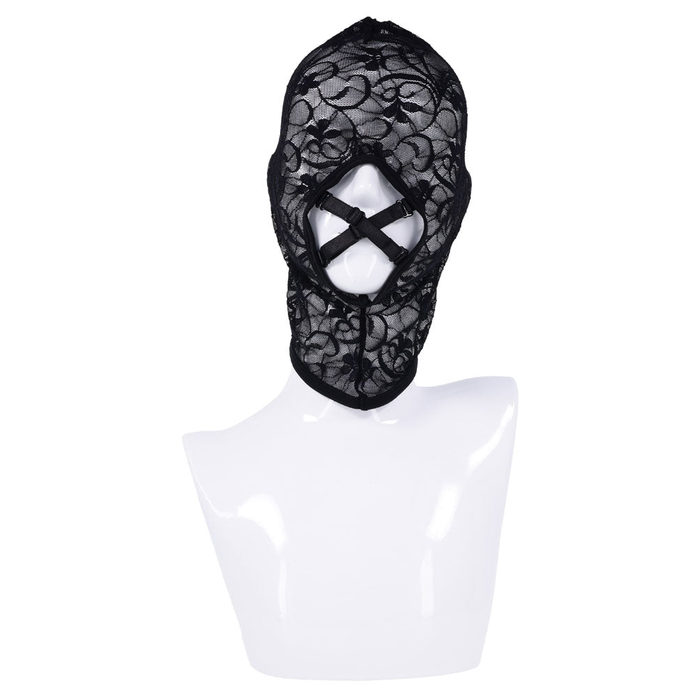 Lace Hush Hood Sheer Erotic Mask > Bondage Gear > Bondage Hoods