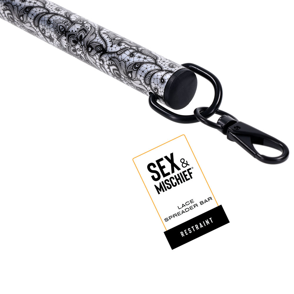 Sportsheets Lace Spreader Bar 22 Inch Adjustable Restraint Toy > Bondage Gear > Restraints