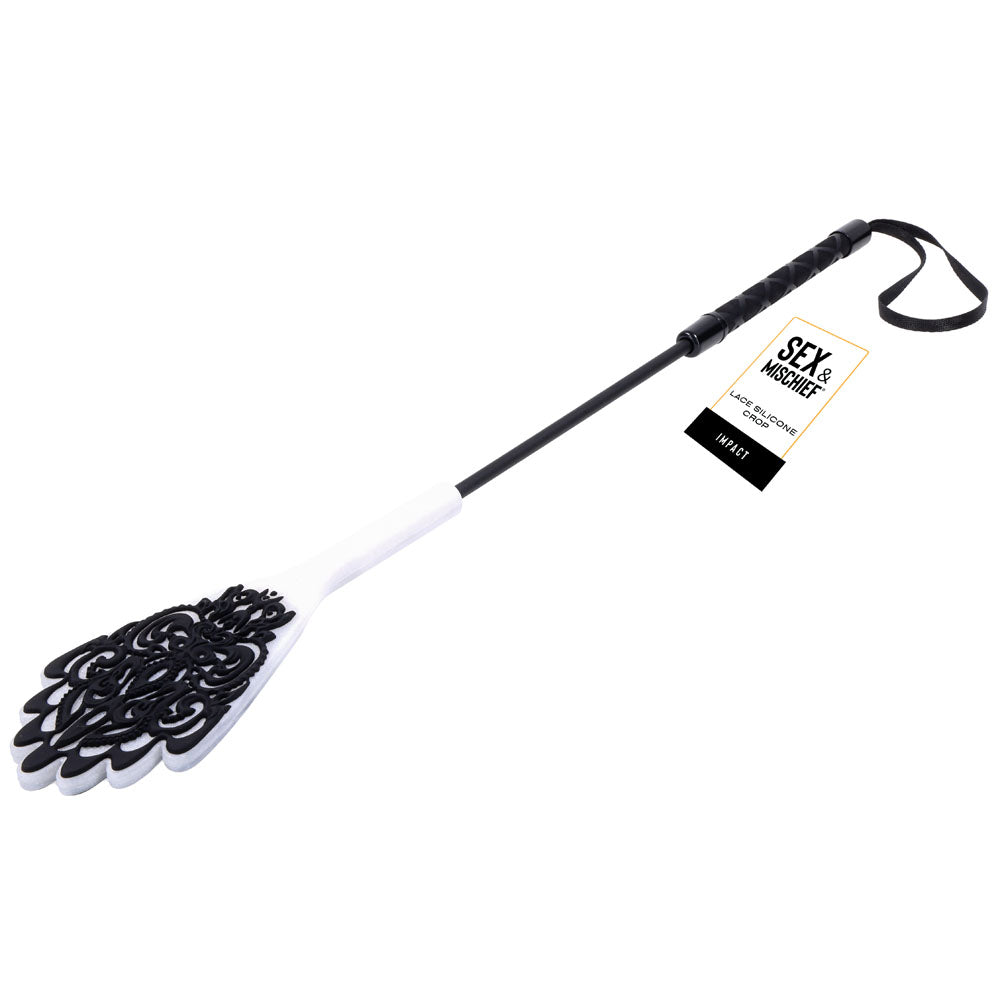 Lace Silicone Crop Whip 50cm > Bondage Gear > Crops