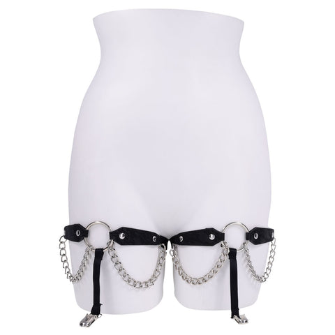 Sportsheets Chain Lace Garters Adjustable Fit Adult Accessory Lingerie & Sexy Apparel