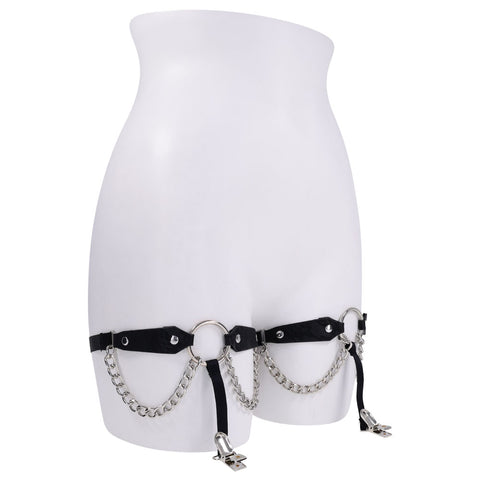 Sportsheets Chain Lace Garters Adjustable Fit Adult Accessory Lingerie & Sexy Apparel